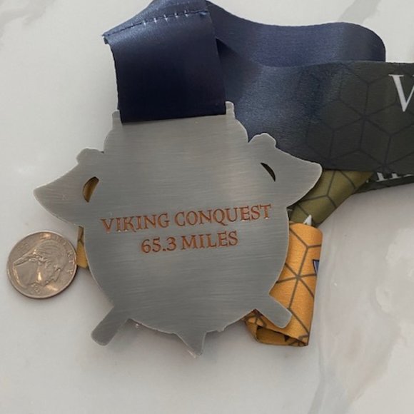 Yes Fit! Virtual Running Medal - Viking Conquest 65.3 miles - Picture 2 of 2